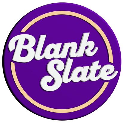Blank Slate Logo 3 D
